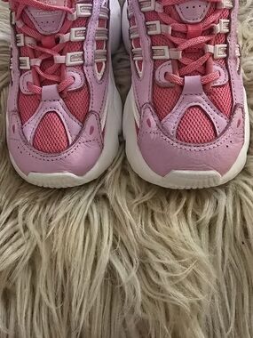 Pink Kids Athletic Sneakers - adidas Size 10
